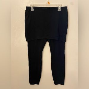 Cabi black skirt with leggings - never worn but washed so no tags
